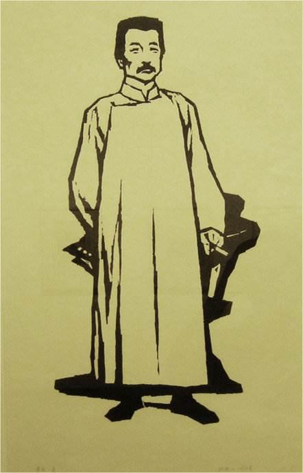 鲁迅简笔画 鲁迅简笔画头像