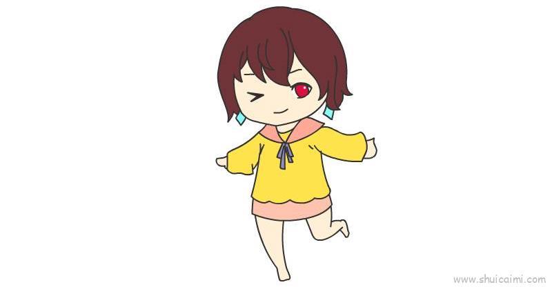 女孩儿童画怎么画 女孩简笔画简单