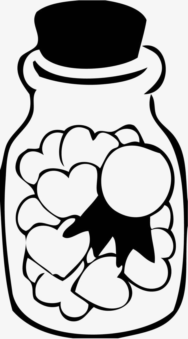 瓶子的简笔画 矿泉水瓶子的简笔画