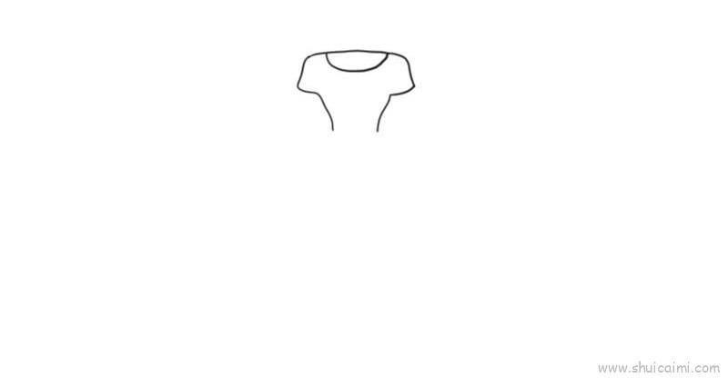 礼服儿童画怎么画 礼服简笔画简单