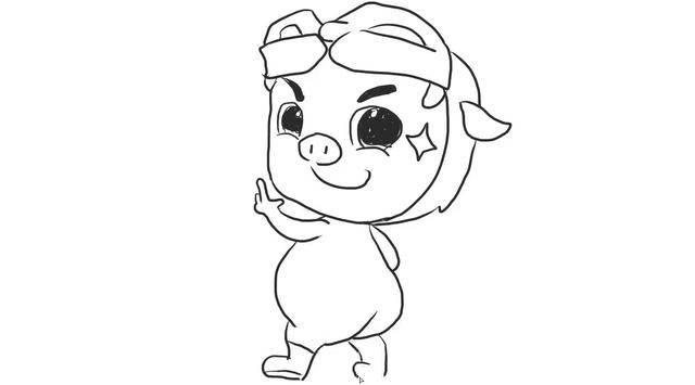 猪猪侠简笔画 猪猪侠简笔画图片