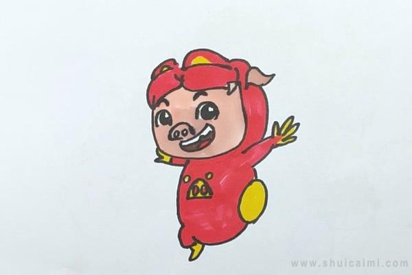 猪猪侠简笔画怎么画 猪猪侠简笔画简单