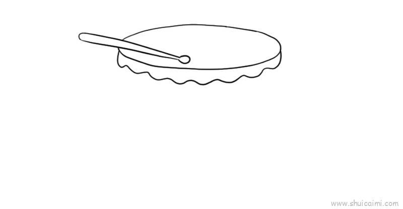 鼓儿童画怎么画 鼓简笔画顺序