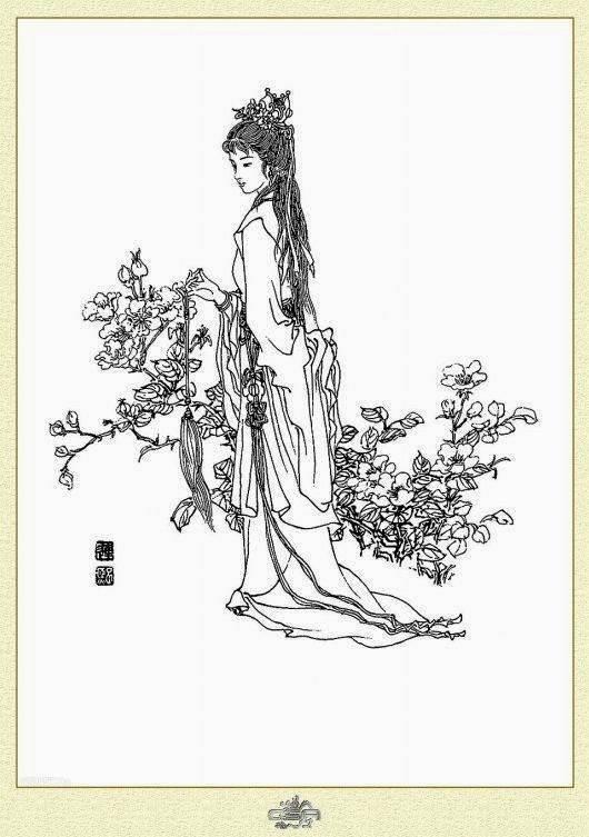 花神简笔画 花神简笔画大全