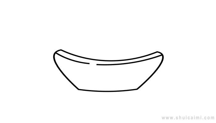 金元宝简笔画怎么画 金元宝简笔画好看