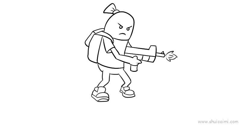 香肠派对教程儿童画怎么画 香肠派对教程简笔画步骤