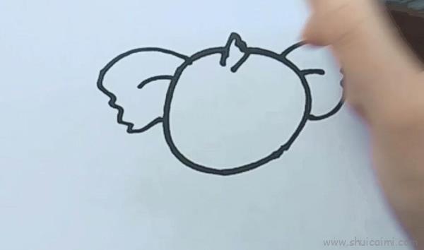 考拉儿童画怎么画 考拉简笔画图片