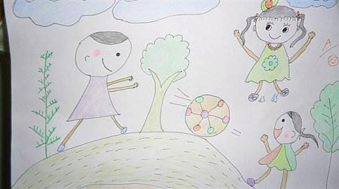 拥抱成长绘画简笔画 拥抱成长简笔画