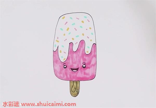 雪糕怎么画 雪糕简笔画简单彩色