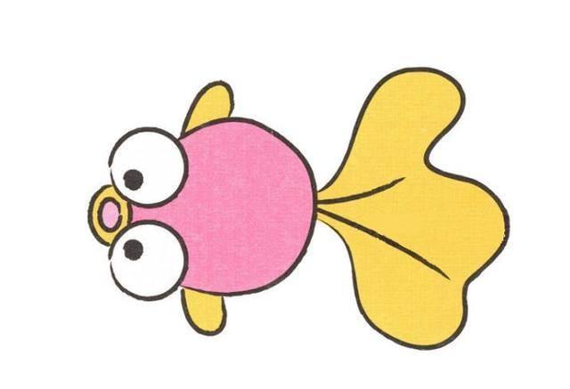 小金鱼简笔画 小金鱼简笔画彩色