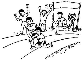 运动会简笔画 运动会简笔画儿童画