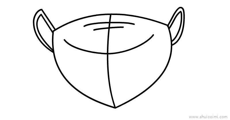 防疫口罩儿童画怎么画 防疫口罩简笔画画法