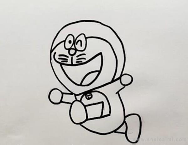 哆啦A梦简笔画怎么画 哆啦A梦简笔画图片大全