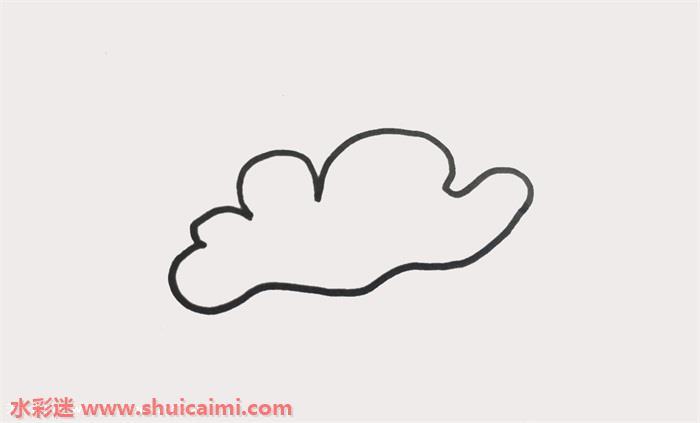 云怎么画 云简笔画图片大全带颜色