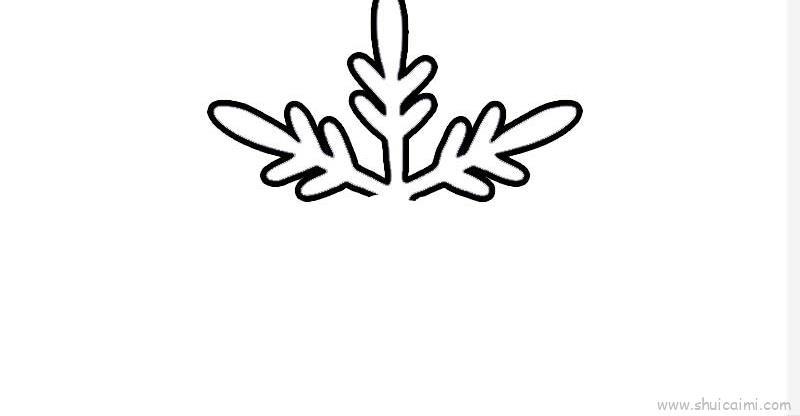 雪花儿童画怎么画 雪花简笔画画法