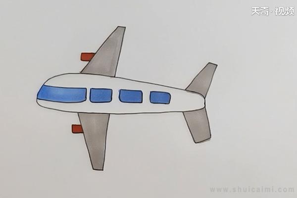 飞机简笔画怎么画 飞机简笔画图片