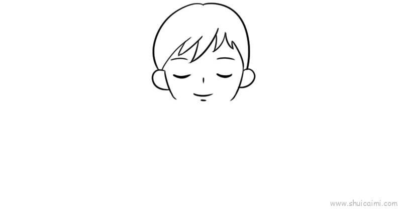 保护眼睛儿童画怎么画 保护眼睛简笔画顺序