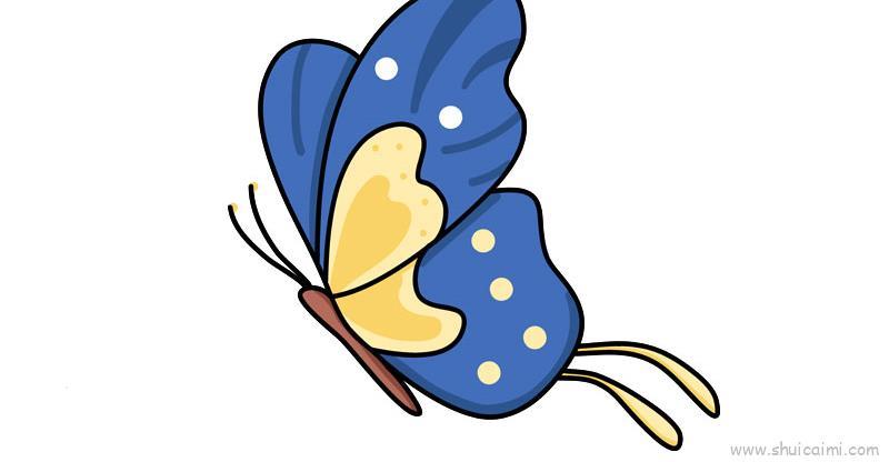 蝴蝶儿童画怎么画 蝴蝶简笔画简单又好看