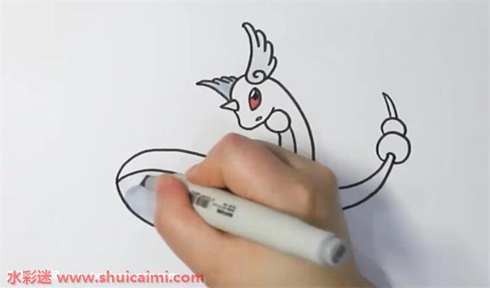 哈克龙怎么画 哈克龙简笔画步骤图