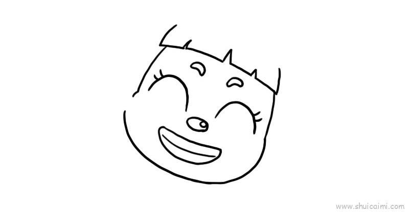 冰冰羊简笔画绘画教学步骤