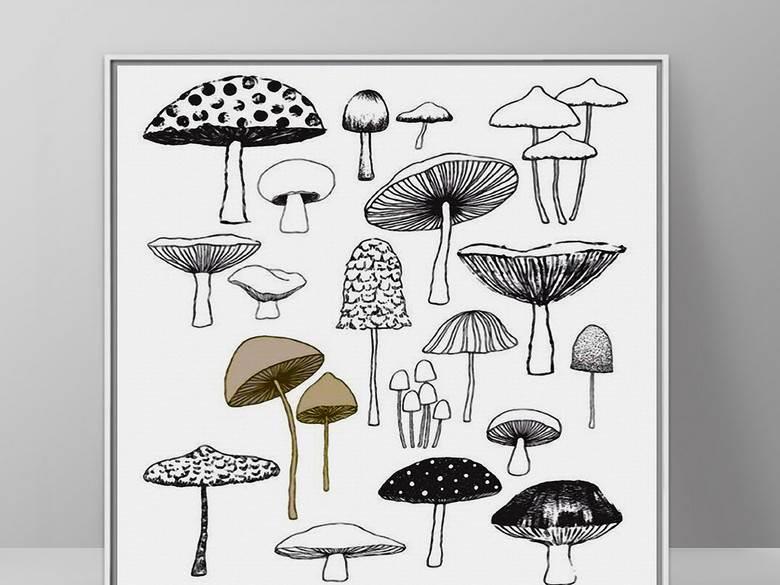 蘑菇简笔画怎么画 蘑菇简笔画高中