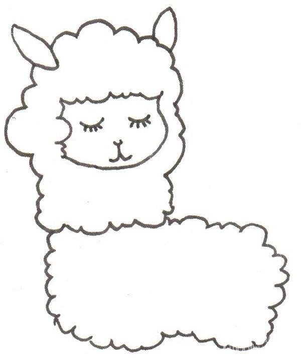 羊驼的简笔画怎么画 羊驼的简笔画顺序