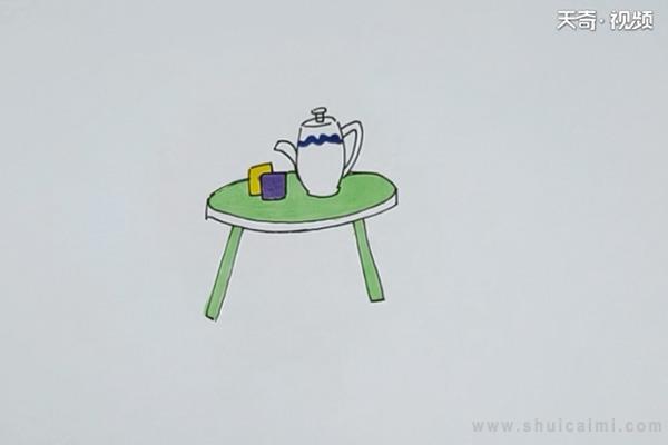 桌子简笔画怎么画 桌子简笔画图片