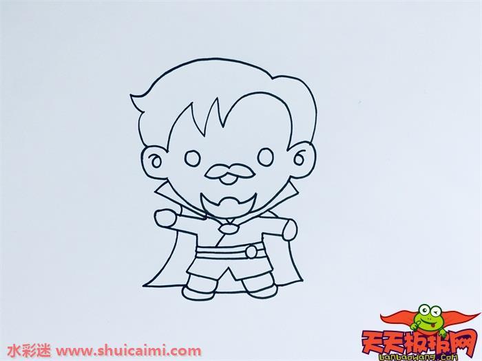 复联4奇异博士怎么画 复联4奇异博士简笔画简单易画彩色
