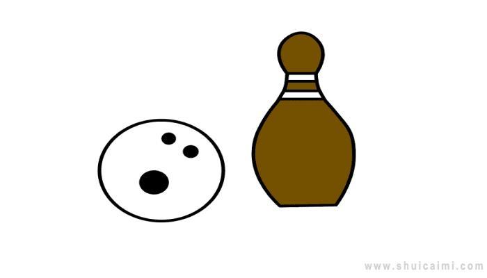保龄球简笔画怎么画 保龄球简笔画画法