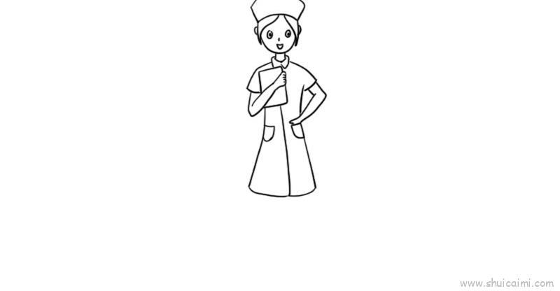 白衣天使教程儿童画怎么画 白衣天使教程简笔画简单又好看