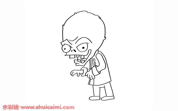 僵王博士怎么画 僵王博士简笔画步骤图