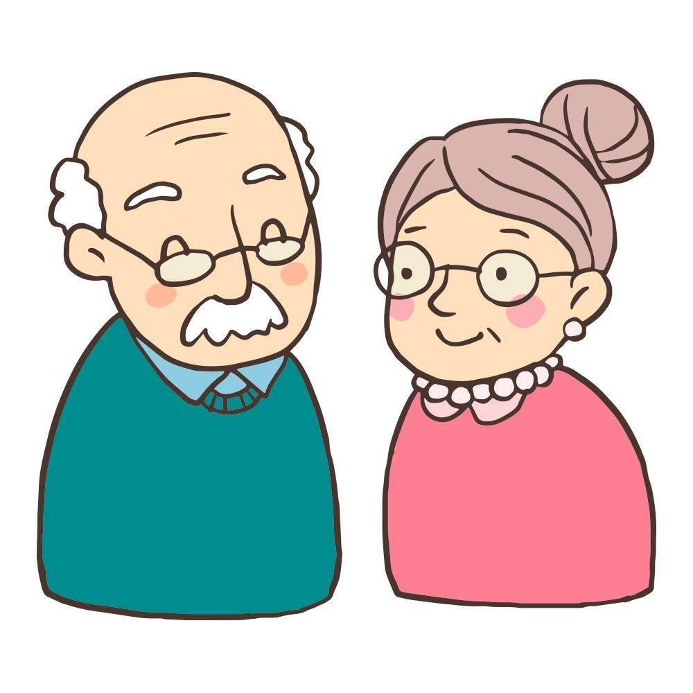 老人的简笔画图片大全 老人简笔画图片大全 人物