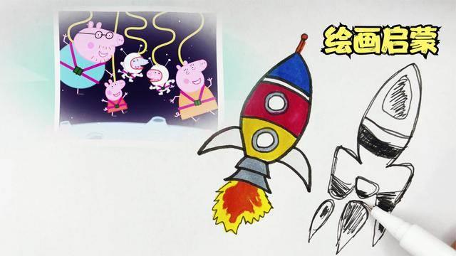 神舟飞船简笔画 神舟飞船简笔画彩色