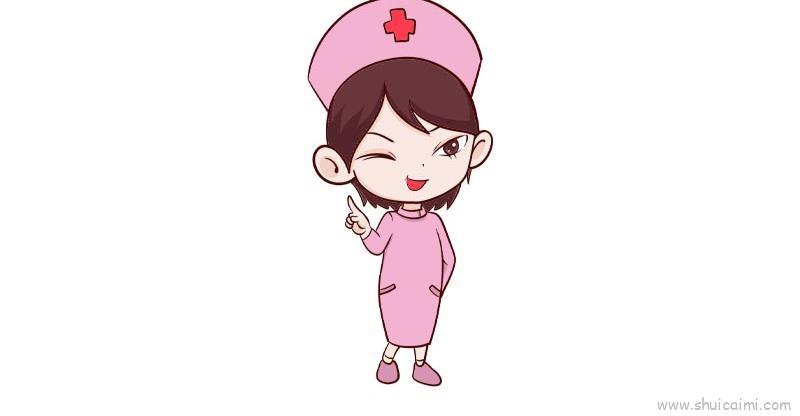 护士儿童画怎么画 护士简笔画顺序