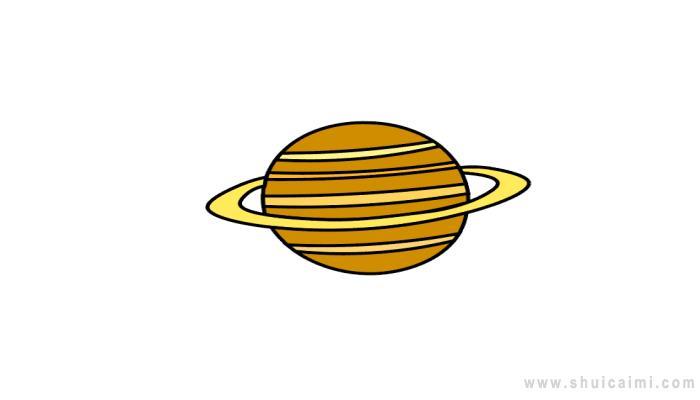 土星简笔画怎么画 土星简笔画简单