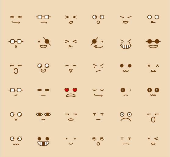 简笔画表情 简笔画表情包