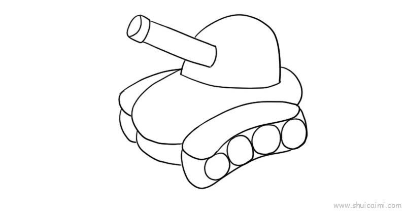 装甲车儿童画怎么画 装甲车简笔画顺序