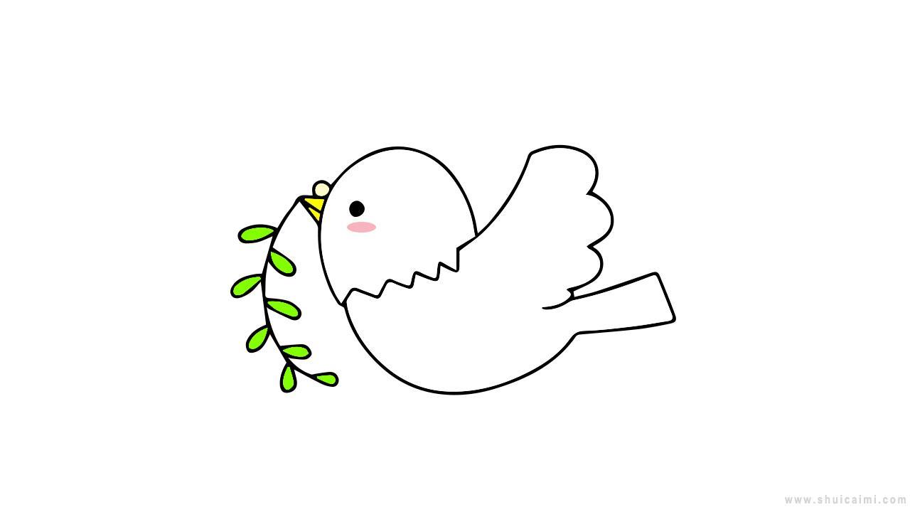 小鸽子简笔画怎么画 小鸽子简笔画顺序