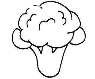 西兰花简笔画 西兰花简笔画儿童