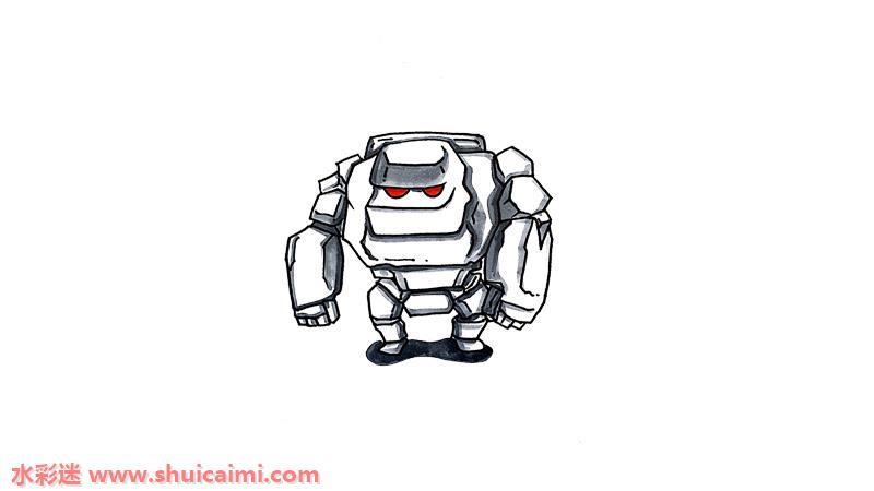 戈仑石人怎么画 戈仑石人简笔画简单又漂亮