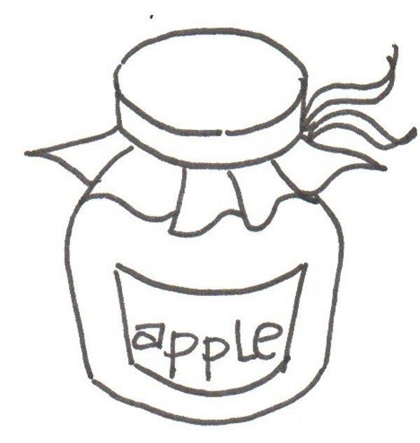 果酱的简笔画怎么画 果酱的简笔画好看