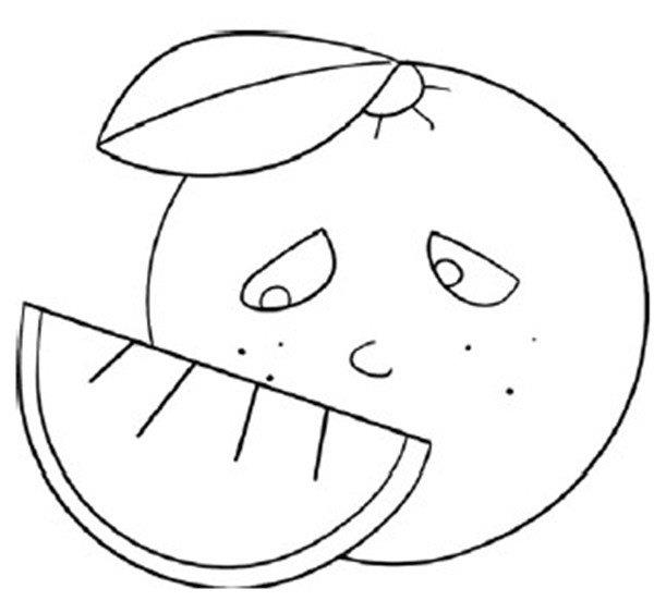 美味的橙子简笔画怎么画 美味的橙子简笔画图片