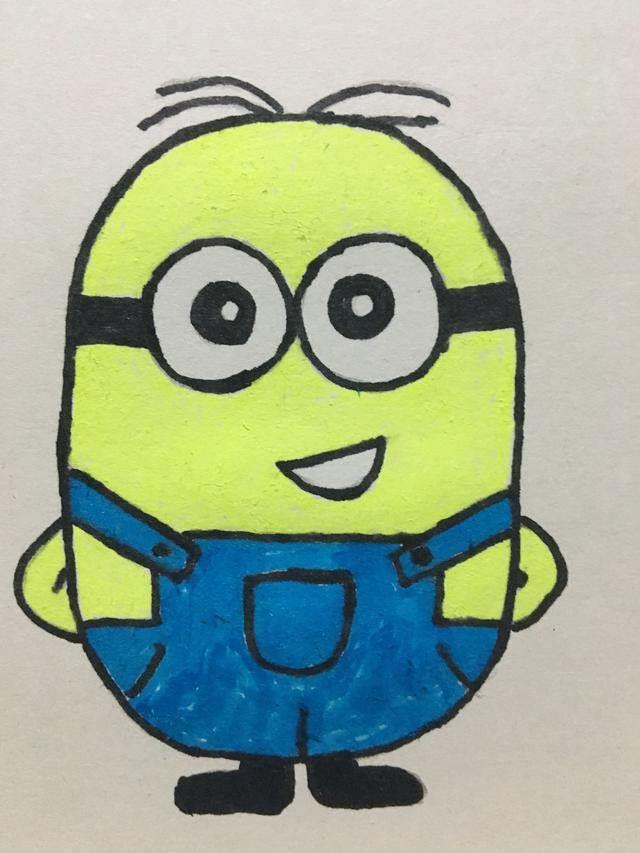 小黄人简笔画 小黄人简笔画图片