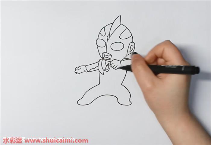 迪迦奥特曼怎么画 迪迦奥特曼简笔画简单好看