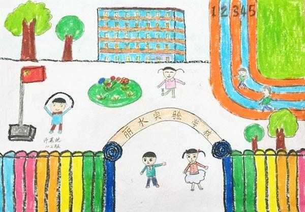 小学校园简笔画图片大全 小学校园简笔画图片大全彩色