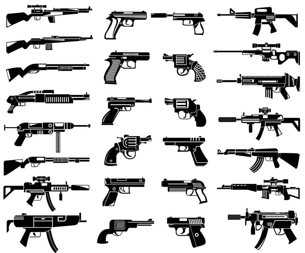 枪简笔画 枪简笔画儿童画