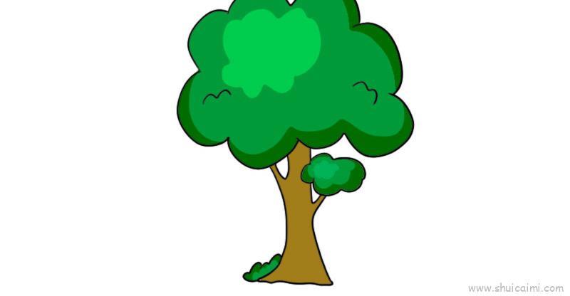 大树教程儿童画怎么画 大树教程简笔画简单