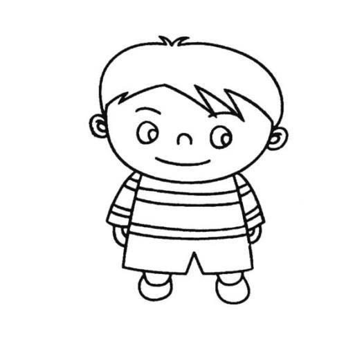 自画像简笔画男生 自画像简笔画男生戴眼镜