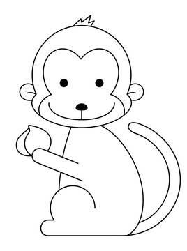 猴子的简笔画 猴子的简笔画简单又好看
