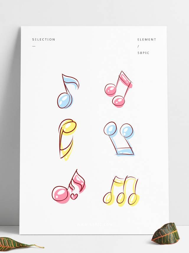 音符简笔画 音符简笔画简单又漂亮